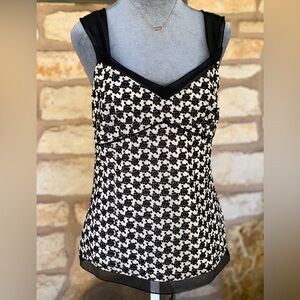 Ann Taylor Silk Embroidered Camisole Top Y2K Size 4